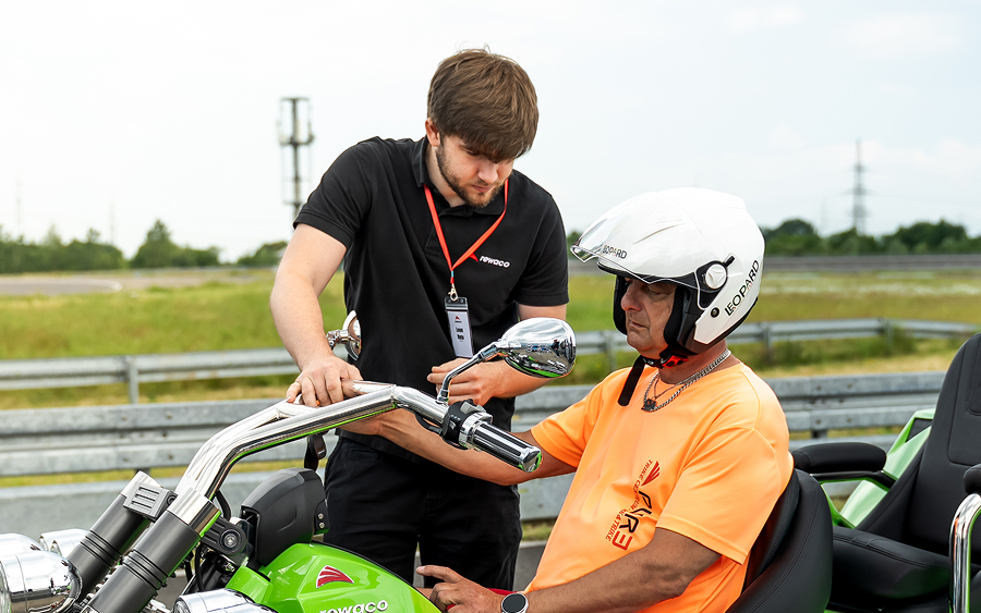 Book a test ride with a rewaco trike